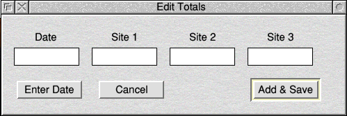 The editor window